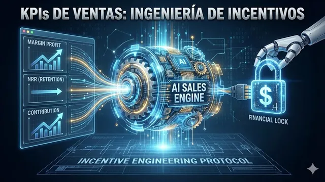 Ingeniería de incentivos y KPIs de ventas con sistema AI Sales Engine