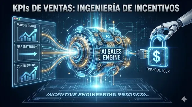 Ingeniería de incentivos y KPIs de ventas con sistema AI Sales Engine