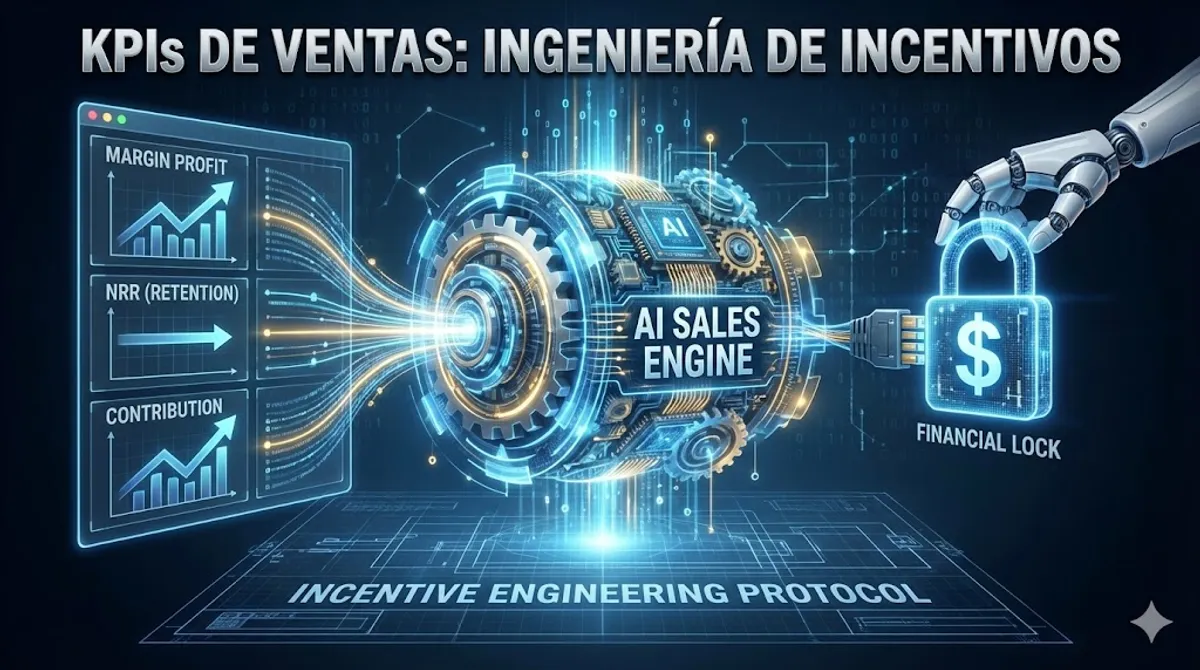 Ingeniería de incentivos y KPIs de ventas con sistema AI Sales Engine
