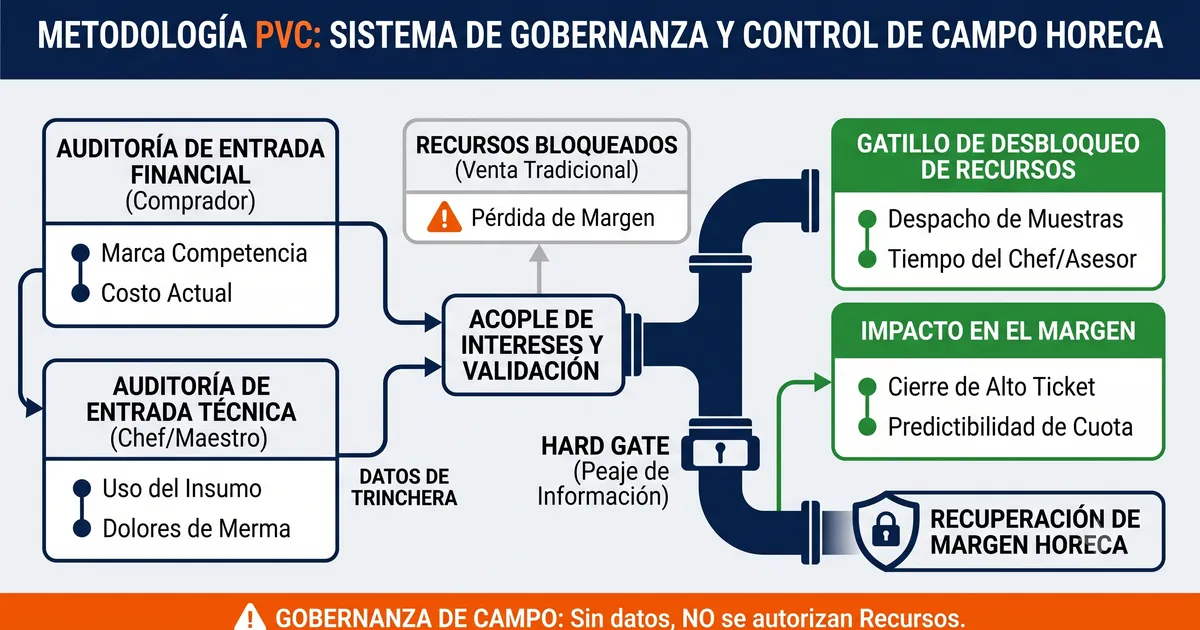 Gobernanza de ventas y protección de margen en distribución HORECA B2B